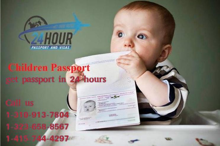 children or kids passport service